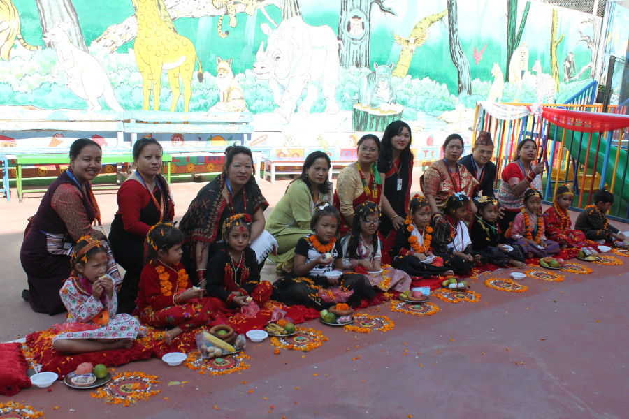 Kathandu valley school tihar image