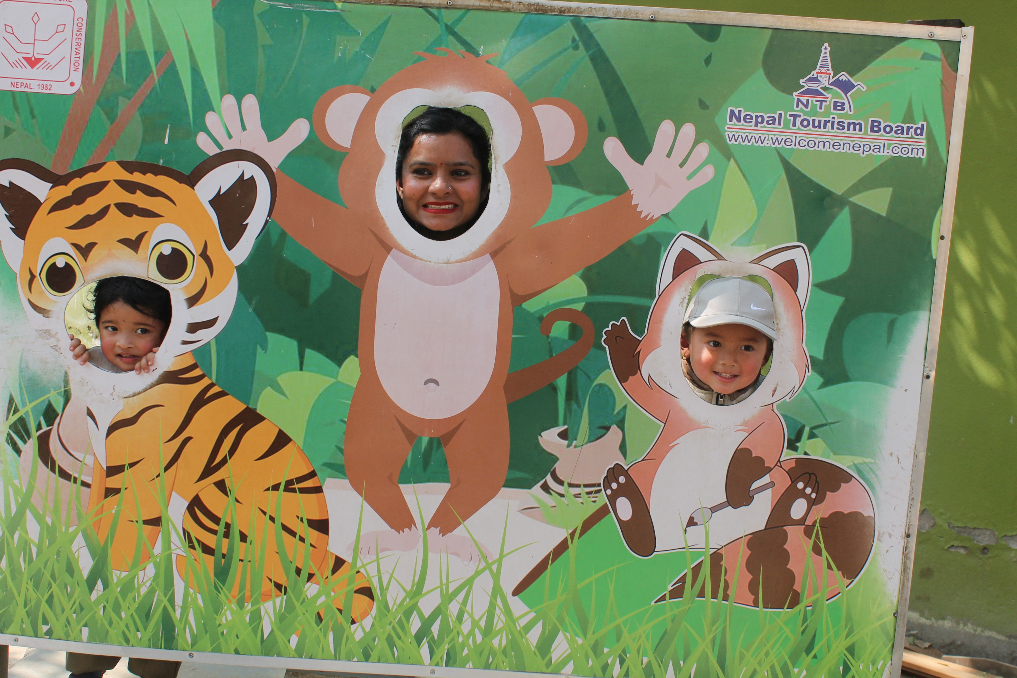 Students exploring wildlife at Central Zoo on school excursion